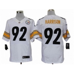 Nike Pittsburgh Steelers 92 James Harrison White Elite NFL Jersey Nike Pittsburgh Steelers 92 James Harrison White Elite NFL Jersey