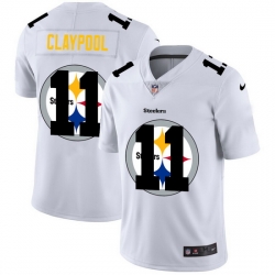 Nike Steelers 11 Chase Claypool White Shadow Logo Limited Jersey Nike Steelers 11 Chase Claypool White Shadow Logo Limited Jersey