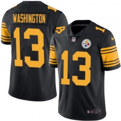 Nike Steelers #13 James Washington Black Mens Stitched NFL Limited Rush Jersey Nike Steelers #13 James Washington Black Mens Stitched NFL Limited Rush Jersey
