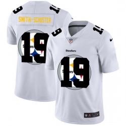 Nike Steelers 19 JuJu Smith Schuster White Shadow Logo Limited Jersey Nike Steelers 19 JuJu Smith Schuster White Shadow Logo Limited Jersey