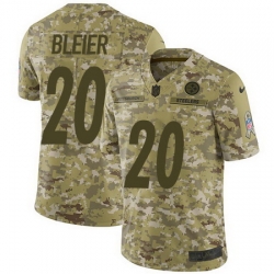 Nike Steelers #20 Rocky Bleier Camo Mens Stitched NFL Limited 2018 Salute To Service Jersey Nike Steelers #20 Rocky Bleier Camo Mens Stitched NFL Limited 2018 Salute To Service Jersey
