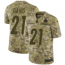 Nike Steelers #21 Sean Davis Camo Mens Stitched NFL Limited 2018 Salute To Service Jersey Nike Steelers #21 Sean Davis Camo Mens Stitched NFL Limited 2018 Salute To Service Jersey