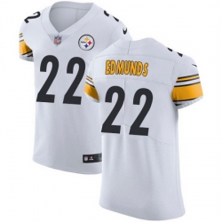 Nike Steelers #22 Terrell Edmunds White Mens Stitched NFL Vapor Untouchable Elite Jersey Nike Steelers #22 Terrell Edmunds White Mens Stitched NFL Vapor Untouchable Elite Jersey