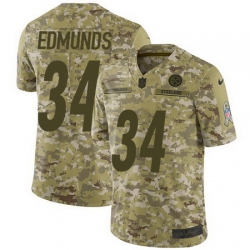 Nike Steelers #34 Terrell Edmunds Camo Mens Stitched NFL Limited 2018 Salute To Service Jersey Nike Steelers #34 Terrell Edmunds Camo Mens Stitched NFL Limited 2018 Salute To Service Jersey