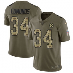Nike Steelers #34 Terrell Edmunds Olive Camo Mens Stitched NFL Limited 2017 Salute To Service Jersey Nike Steelers #34 Terrell Edmunds Olive Camo Mens Stitched NFL Limited 2017 Salute To Service Jersey