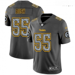 Nike Steelers 55 Devin Bush Gray Camo Vapor Untouchable Limited Jersey Nike Steelers 55 Devin Bush Gray Camo Vapor Untouchable Limited Jersey