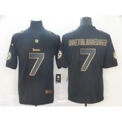 Nike Steelers 7 Ben Roethlisberger Black Gold Vapor Untouchable Limited Jersey Nike Steelers 7 Ben Roethlisberger Black Gold Vapor Untouchable Limited Jersey