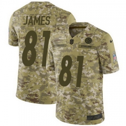 Nike Steelers #81 Jesse James Camo Mens Stitched NFL Limited 2018 Salute To Service Jersey Nike Steelers #81 Jesse James Camo Mens Stitched NFL Limited 2018 Salute To Service Jersey
