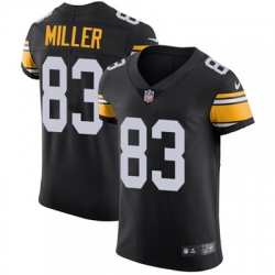 Nike Steelers #83 Heath Miller Black Alternate Mens Stitched NFL Vapor Untouchable Elite Jersey Nike Steelers #83 Heath Miller Black Alternate Mens Stitched NFL Vapor Untouchable Elite Jersey