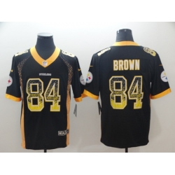 Nike Steelers 84 JuJu Brown Black Team Color Men s Limited Rush Jersey Nike Steelers 84 JuJu Brown Black Team Color Men s Limited Rush Jersey