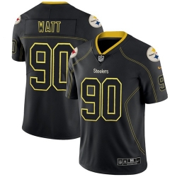 Nike Steelers 90 T. J. Watt Lights Out Black Men s Stitched Limited Jersey Nike Steelers 90 T. J. Watt Lights Out Black Men s Stitched Limited Jersey