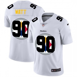 Nike Steelers 90 T J  Watt White Shadow Logo Limited Jersey Nike Steelers 90 T J  Watt White Shadow Logo Limited Jersey