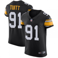 Nike Steelers #91 Stephon Tuitt Black Alternate Mens Stitched NFL Vapor Untouchable Elite Jersey Nike Steelers #91 Stephon Tuitt Black Alternate Mens Stitched NFL Vapor Untouchable Elite Jersey