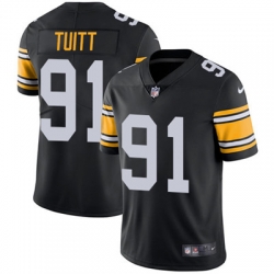 Nike Steelers #91 Stephon Tuitt Black Alternate Mens Stitched NFL Vapor Untouchable Limited Jersey Nike Steelers #91 Stephon Tuitt Black Alternate Mens Stitched NFL Vapor Untouchable Limited Jersey