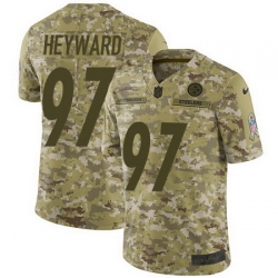 Nike Steelers #97 Cameron Heyward Camo Mens Stitched NFL Limited 2018 Salute To Service Jersey Nike Steelers #97 Cameron Heyward Camo Mens Stitched NFL Limited 2018 Salute To Service Jersey