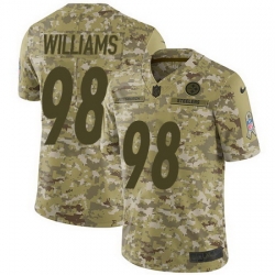 Nike Steelers #98 Vince Williams Camo Mens Stitched NFL Limited 2018 Salute To Service Jersey Nike Steelers #98 Vince Williams Camo Mens Stitched NFL Limited 2018 Salute To Service Jersey