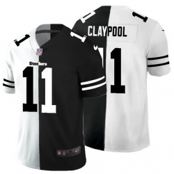 Pittsburgh Steelers 11 Chase Claypool Men Black V White Peace Split Nike Vapor Untouchable Limited NFL Jersey Pittsburgh Steelers 11 Chase Claypool Men Black V White Peace Split Nike Vapor Untouchable Limited NFL Jersey