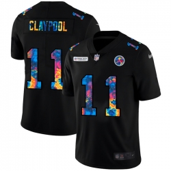 Pittsburgh Steelers 11 Chase Claypool Men Nike Multi Color Black 2020 NFL Crucial Catch Vapor Untouchable Limited Jersey Pittsburgh Steelers 11 Chase Claypool Men Nike Multi Color Black 2020 NFL Crucial Catch Vapor Untouchable Limited Jersey
