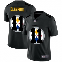 Pittsburgh Steelers 11 Chase Claypool Men Nike Team Logo Dual Overlap Limited NFL Jersey Black Pittsburgh Steelers 11 Chase Claypool Men Nike Team Logo Dual Overlap Limited NFL Jersey Black