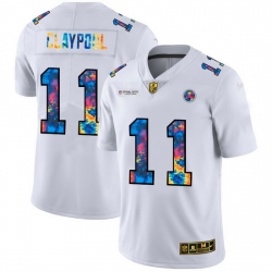 Pittsburgh Steelers 11 Chase Claypool Men White Nike Multi Color 2020 NFL Crucial Catch Limited NFL Jersey Pittsburgh Steelers 11 Chase Claypool Men White Nike Multi Color 2020 NFL Crucial Catch Limited NFL Jersey