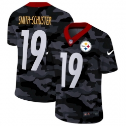 Pittsburgh Steelers 19 JuJu Smith Schuster Men Nike 2020 Black CAMO Vapor Untouchable Limited Stitched NFL Jersey Pittsburgh Steelers 19 JuJu Smith Schuster Men Nike 2020 Black CAMO Vapor Untouchable Limited Stitched NFL Jersey