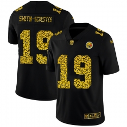 Pittsburgh Steelers 19 JuJu Smith Schuster Men Nike Leopard Print Fashion Vapor Limited NFL Jersey Black Pittsburgh Steelers 19 JuJu Smith Schuster Men Nike Leopard Print Fashion Vapor Limited NFL Jersey Black