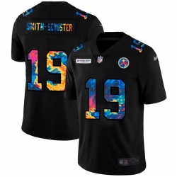 Pittsburgh Steelers 19 JuJu Smith Schuster Men Nike Multi Color Black 2020 NFL Crucial Catch Vapor Untouchable Limited Jersey Pittsburgh Steelers 19 JuJu Smith Schuster Men Nike Multi Color Black 2020 NFL Crucial Catch Vapor Untouchable Limited Jersey