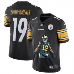 Pittsburgh Steelers 19 JuJu Smith Schuster Men Nike Player Signature Moves 2 Vapor Limited NFL Jersey Black Pittsburgh Steelers 19 JuJu Smith Schuster Men Nike Player Signature Moves 2 Vapor Limited NFL Jersey Black