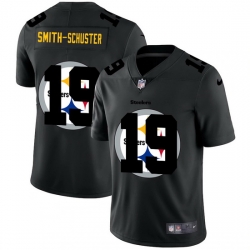Pittsburgh Steelers 19 JuJu Smith Schuster Men Nike Team Logo Dual Overlap Limited NFL Jersey Black Pittsburgh Steelers 19 JuJu Smith Schuster Men Nike Team Logo Dual Overlap Limited NFL Jersey Black