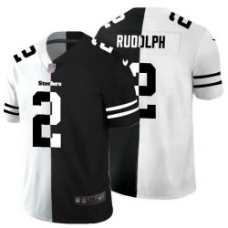 Pittsburgh Steelers 2 Mason Rudolph Men Black V White Peace Split Nike Vapor Untouchable Limited NFL Jersey Pittsburgh Steelers 2 Mason Rudolph Men Black V White Peace Split Nike Vapor Untouchable Limited NFL Jersey