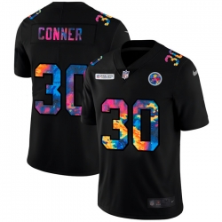 Pittsburgh Steelers 30 James Conner Men Nike Multi Color Black 2020 NFL Crucial Catch Vapor Untouchable Limited Jersey Pittsburgh Steelers 30 James Conner Men Nike Multi Color Black 2020 NFL Crucial Catch Vapor Untouchable Limited Jersey