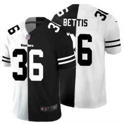 Pittsburgh Steelers 36 Jerome Bettis Men Black V White Peace Split Nike Vapor Untouchable Limited NFL Jersey Pittsburgh Steelers 36 Jerome Bettis Men Black V White Peace Split Nike Vapor Untouchable Limited NFL Jersey