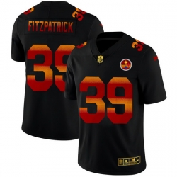 Pittsburgh Steelers 39 Minkah Fitzpatrick Men Black Nike Red Orange Stripe Vapor Limited NFL Jersey Pittsburgh Steelers 39 Minkah Fitzpatrick Men Black Nike Red Orange Stripe Vapor Limited NFL Jersey