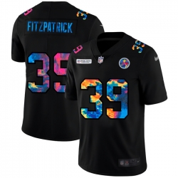 Pittsburgh Steelers 39 Minkah Fitzpatrick Men Nike Multi Color Black 2020 NFL Crucial Catch Vapor Untouchable Limited Jersey Pittsburgh Steelers 39 Minkah Fitzpatrick Men Nike Multi Color Black 2020 NFL Crucial Catch Vapor Untouchable Limited Jersey