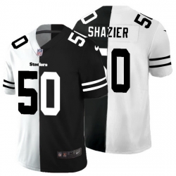 Pittsburgh Steelers 50 Ryan Shazier Men Black V White Peace Split Nike Vapor Untouchable Limited NFL Jersey Pittsburgh Steelers 50 Ryan Shazier Men Black V White Peace Split Nike Vapor Untouchable Limited NFL Jersey