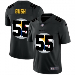 Pittsburgh Steelers 55 Devin Bush Men Nike Team Logo Dual Overlap Limited NFL Jersey Black Pittsburgh Steelers 55 Devin Bush Men Nike Team Logo Dual Overlap Limited NFL Jersey Black