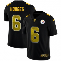 Pittsburgh Steelers 6 Devlin Hodges Men Black Nike Golden Sequin Vapor Limited NFL Jersey Pittsburgh Steelers 6 Devlin Hodges Men Black Nike Golden Sequin Vapor Limited NFL Jersey