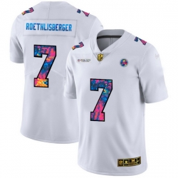 Pittsburgh Steelers 7 Ben Roethlisberger Men White Nike Multi Color 2020 NFL Crucial Catch Limited NFL Jersey Pittsburgh Steelers 7 Ben Roethlisberger Men White Nike Multi Color 2020 NFL Crucial Catch Limited NFL Jersey