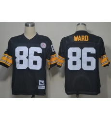 Pittsburgh Steelers 86 Hines Ward Black Throwback NFL Jerseys