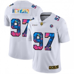 Pittsburgh Steelers 97 Cameron Heyward Men White Nike Multi Color 2020 NFL Crucial Catch Limited NFL Jersey Pittsburgh Steelers 97 Cameron Heyward Men White Nike Multi Color 2020 NFL Crucial Catch Limited NFL Jersey