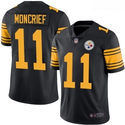 Steelers 11 Donte Moncrief Black Men Stitched Football Limited Rush Jersey Steelers 11 Donte Moncrief Black Men Stitched Football Limited Rush Jersey