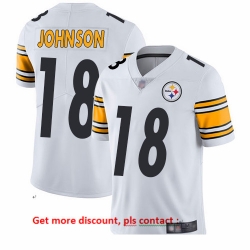 Steelers 18 Diontae Johnson White Men Stitched Football Vapor Untouchable Limited Jersey Steelers 18 Diontae Johnson White Men Stitched Football Vapor Untouchable Limited Jersey