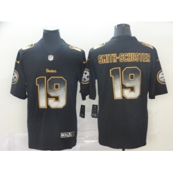 Steelers 19 JuJu Smith Schuster Black Arch Smoke Vapor Untouchable Limited Jersey Steelers 19 JuJu Smith Schuster Black Arch Smoke Vapor Untouchable Limited Jersey