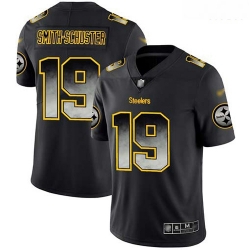 Steelers 19 JuJu Smith Schuster Black Men Stitched Football Vapor Untouchable Limited Smoke Fashion Jersey Steelers 19 JuJu Smith Schuster Black Men Stitched Football Vapor Untouchable Limited Smoke Fashion Jersey