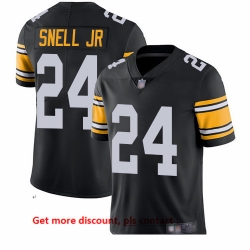 Steelers 24 Benny Snell Jr  Black Alternate Men Stitched Football Vapor Untouchable Limited Jersey Steelers 24 Benny Snell Jr  Black Alternate Men Stitched Football Vapor Untouchable Limited Jersey