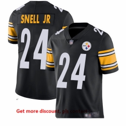 Steelers 24 Benny Snell Jr  Black Team Color Men Stitched Football Vapor Untouchable Limited Jersey Steelers 24 Benny Snell Jr  Black Team Color Men Stitched Football Vapor Untouchable Limited Jersey