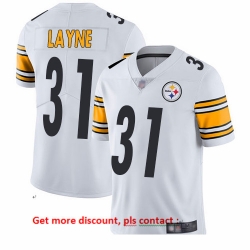 Steelers 31 Justin Layne White Men Stitched Football Vapor Untouchable Limited Jersey Steelers 31 Justin Layne White Men Stitched Football Vapor Untouchable Limited Jersey