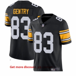 Steelers 83 Zach Gentry Black Alternate Men Stitched Football Vapor Untouchable Limited Jersey Steelers 83 Zach Gentry Black Alternate Men Stitched Football Vapor Untouchable Limited Jersey