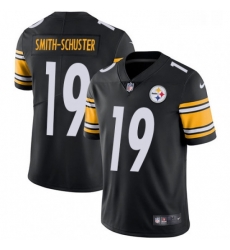 Youth Nike Pittsburgh Steelers 19 JuJu Smith Schuster Black Team Color Vapor Untouchable Limited Player NFL Jersey