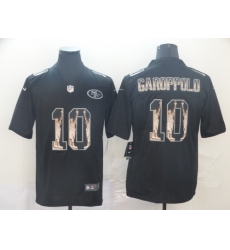 49ers 10 Jimmy Garoppolo Black Statue Of Liberty Limited Jersey